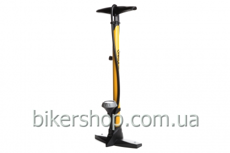 Насос підлоговий ONRIDE AirBlow сталевий з манометром макс.тиск 160 PSI голівка під FV/AV